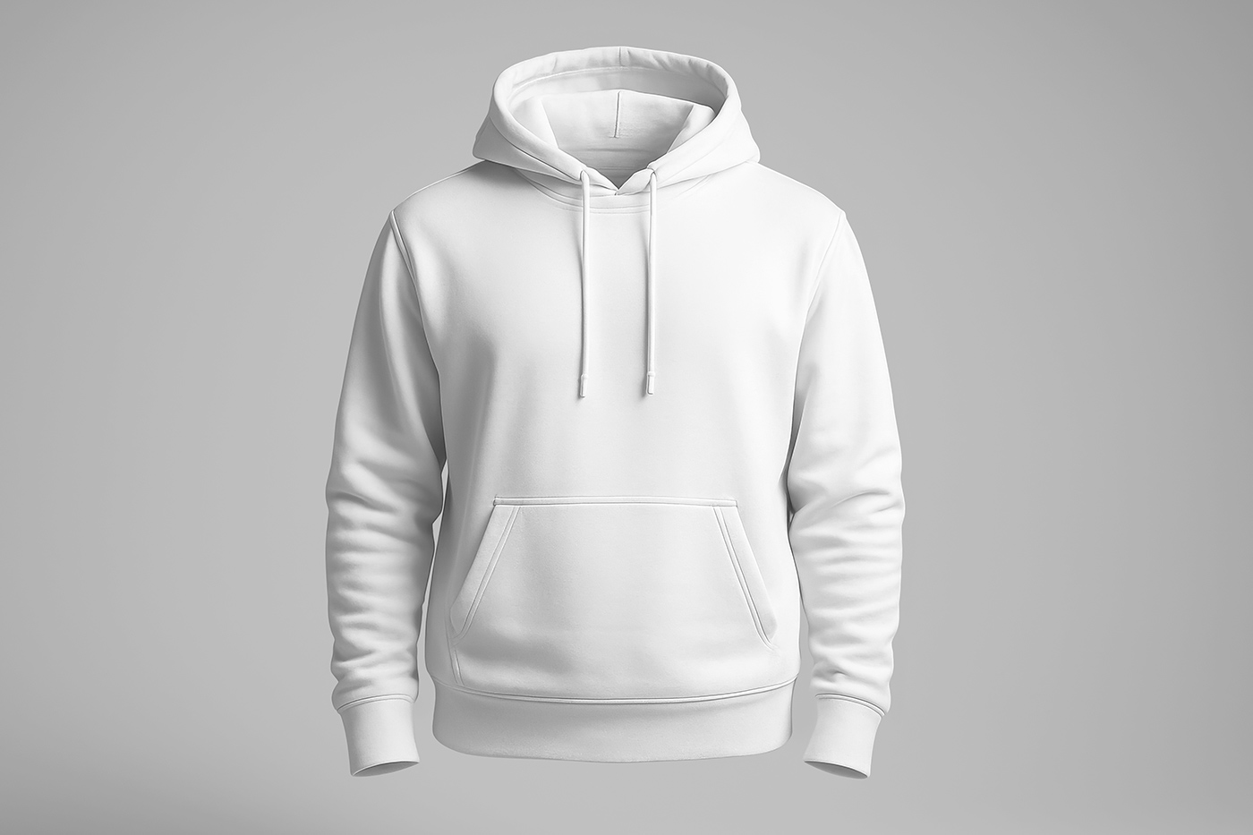 A hoodie with a bright, full-color DTF print.